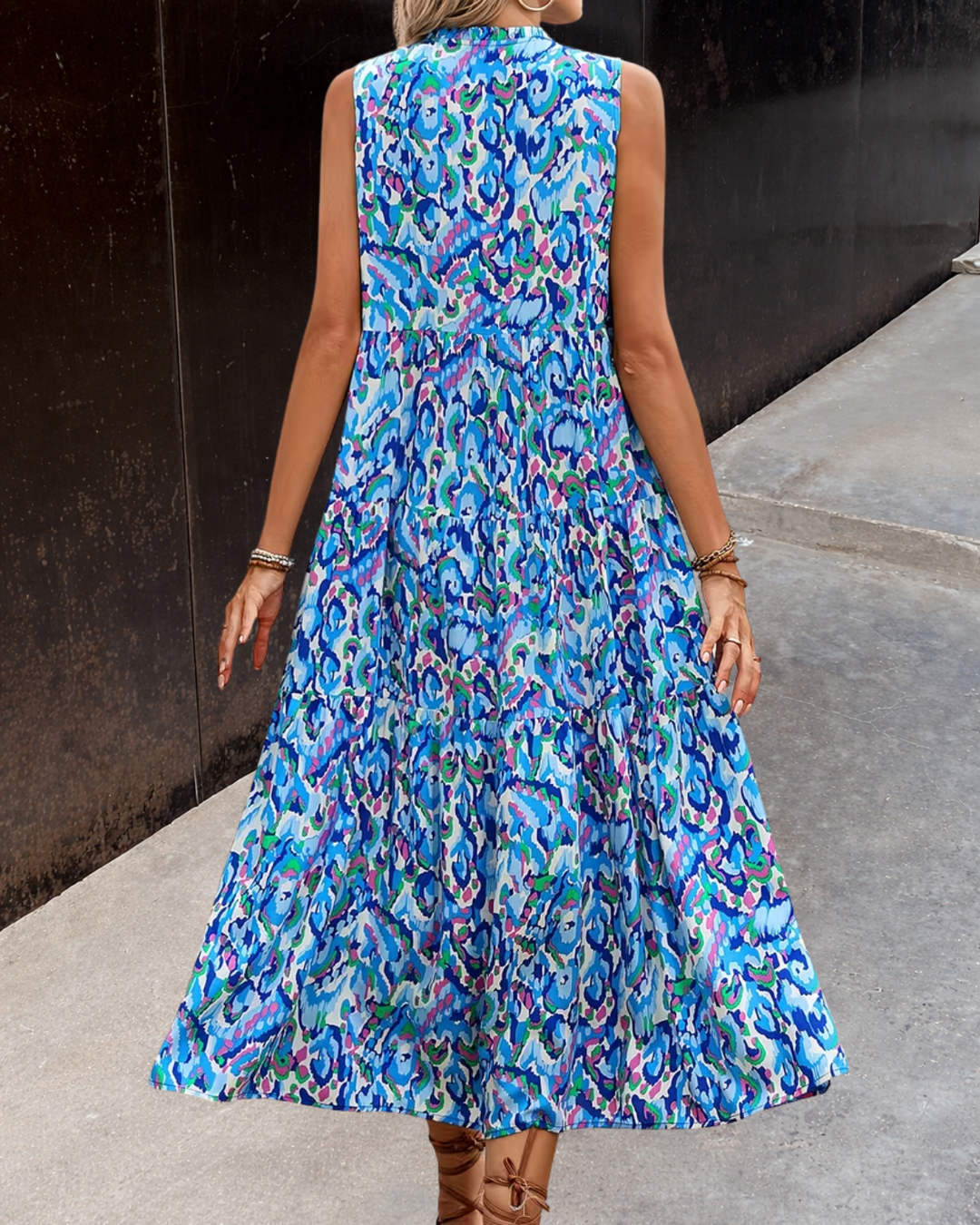 IRENE™ | VESTIDO BOHEMIO CON BORLAS