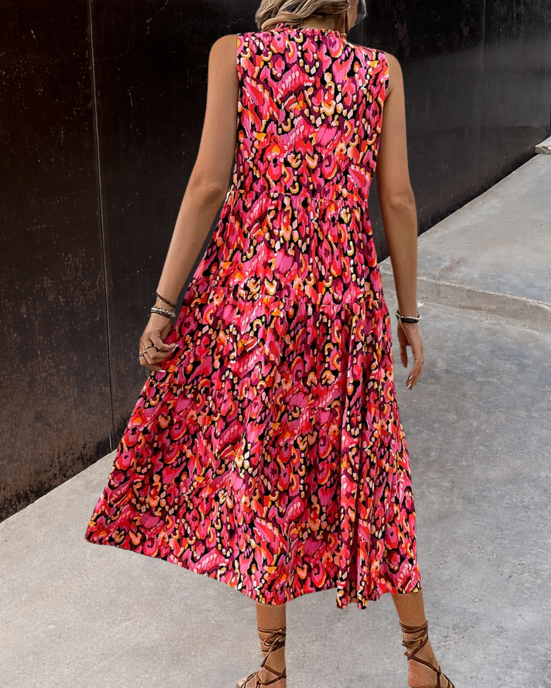 IRENE™ | VESTIDO BOHEMIO CON BORLAS