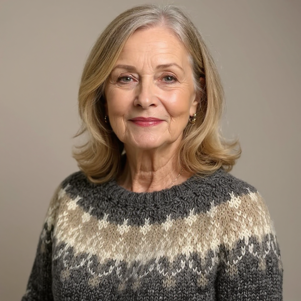 ÁNGELA™ | SUÉTER VINTAGE DE PUNTO ISLANDÉS