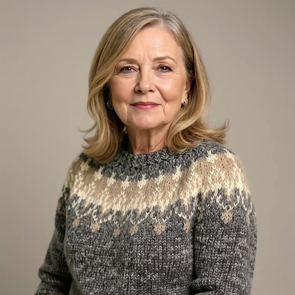 ÁNGELA™ | SUÉTER VINTAGE DE PUNTO ISLANDÉS