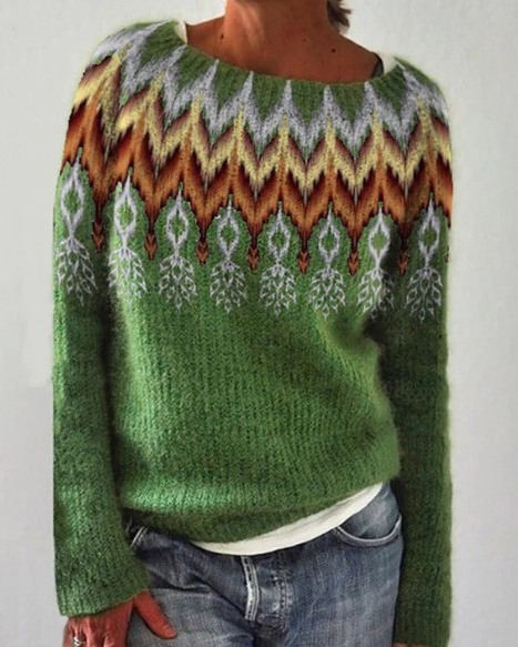 MILI™ | SUÉTER VINTAGE DE PUNTO ISLANDÉS