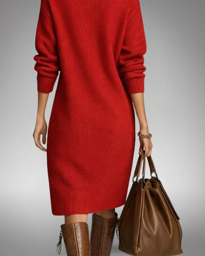 MAITE™ | VESTIDO DE PUNTO SUAVE ABOTONADO