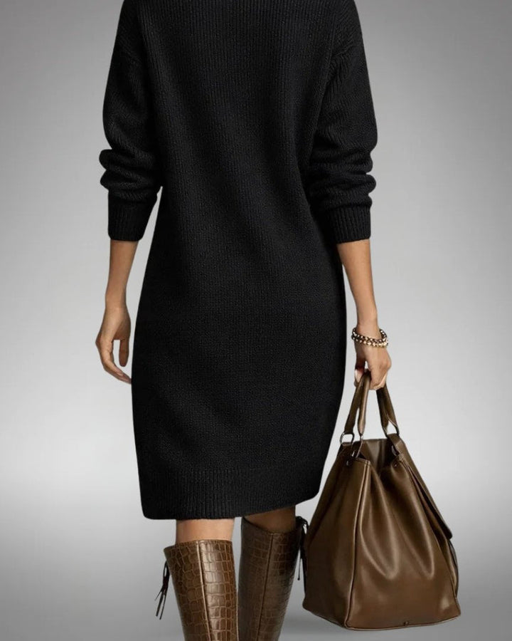 MAITE™ | VESTIDO DE PUNTO SUAVE ABOTONADO